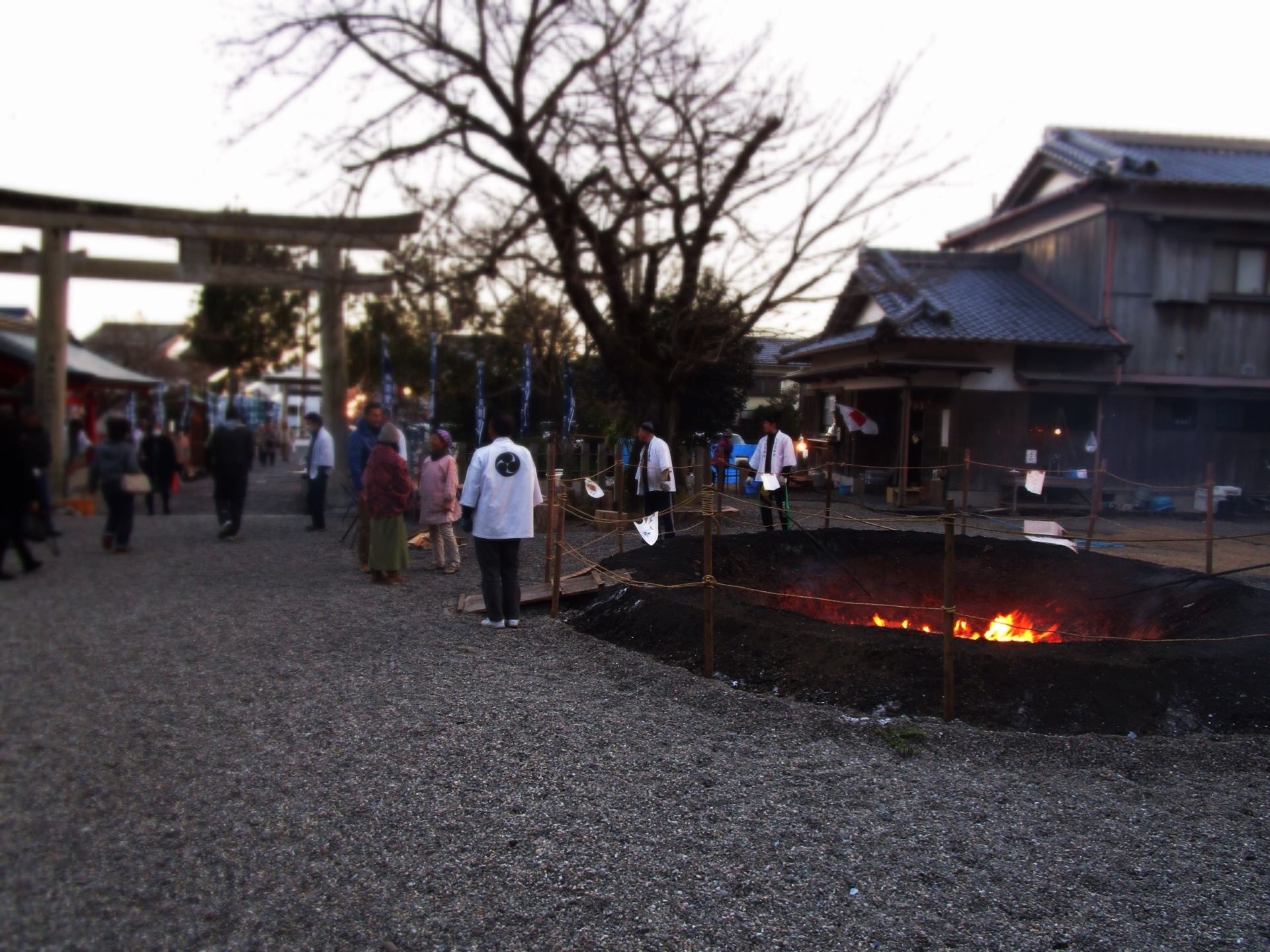 阿須賀神社と蓬莱山 新宮散歩道交会